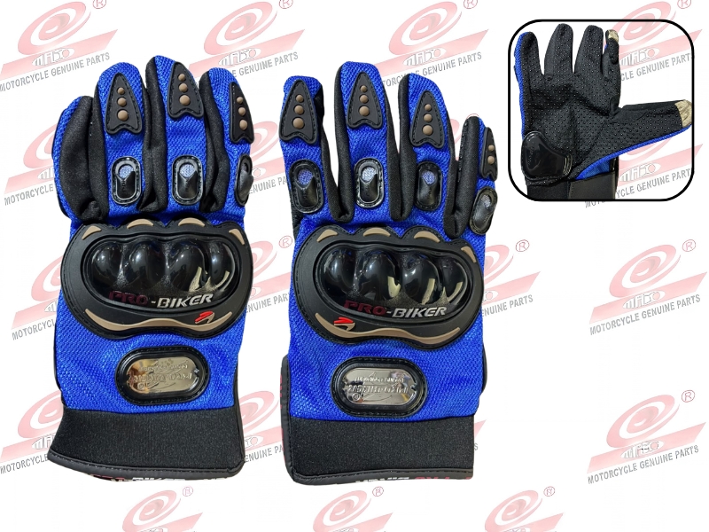GUANTES PRO-BIKER AZUL XL (LU-0453-XL)