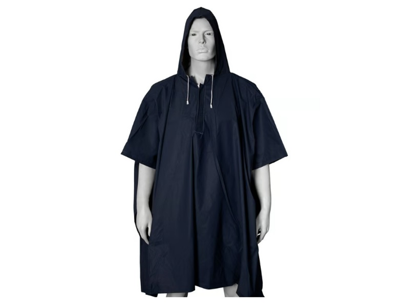 PONCHO IMPERMEABLE PARA LLUVIA TELA GRUESA AZUL