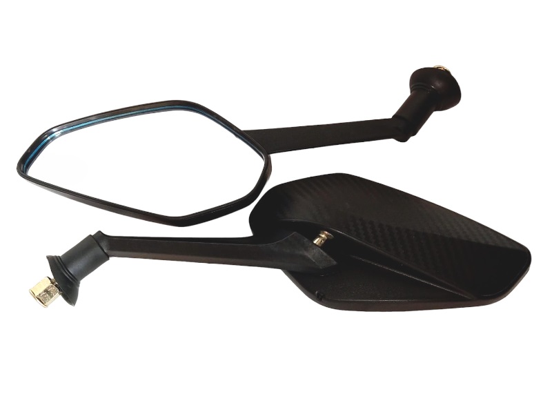 ESPEJO (SCOOTER HILO DER.8MM)  NEGRO/MATE