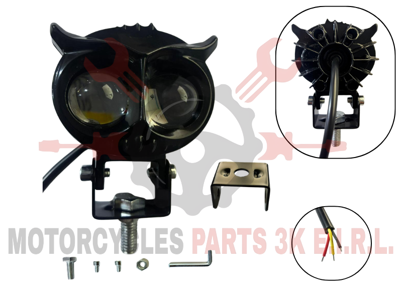 FARO LED BUHO DUAL FIJO  (PAR)