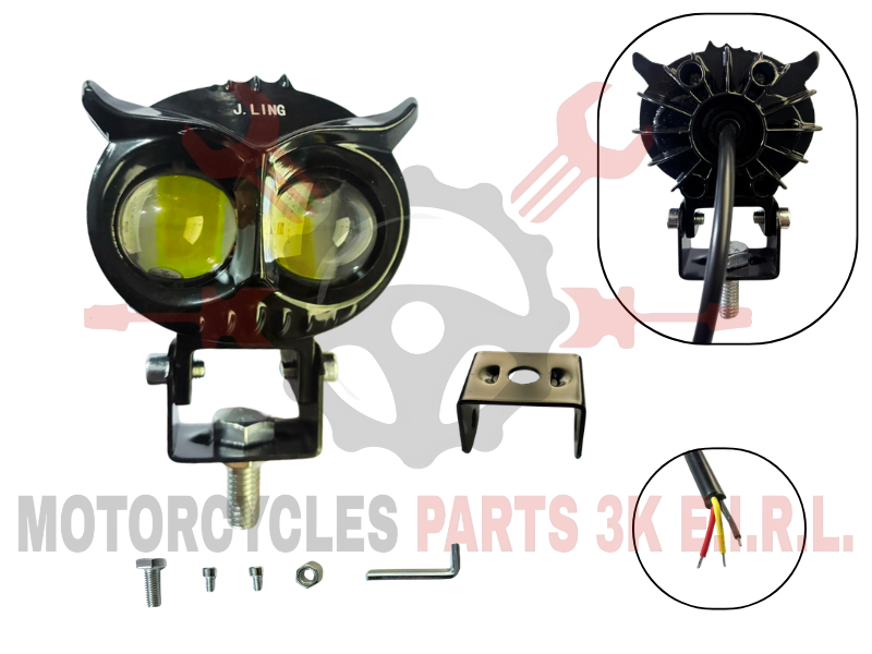 FARO LED BUHO DUAL FIJO  (PAR)