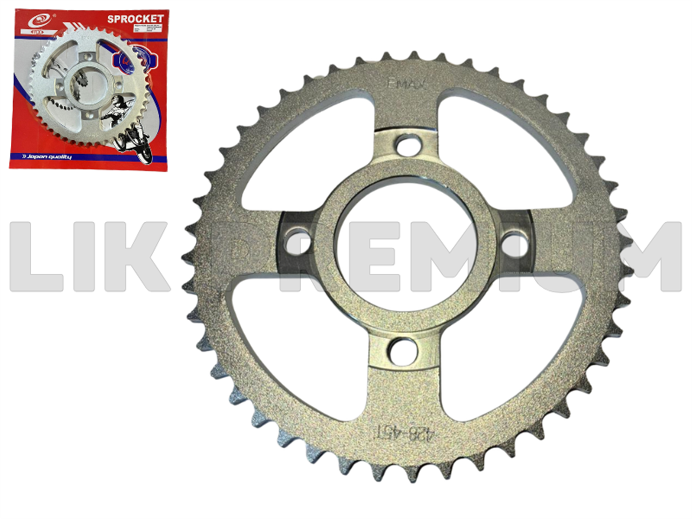 CATALINA 428H 45T 10MM (PLATA) PREMIUM