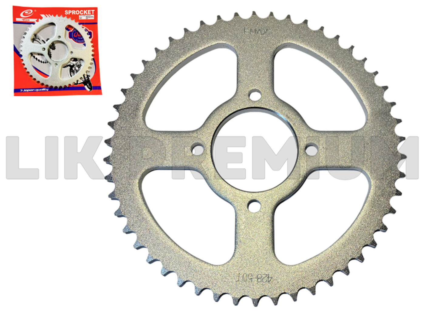 CATALINA 428H 50T 8MM (COLOR PLATA) PREMIUM 