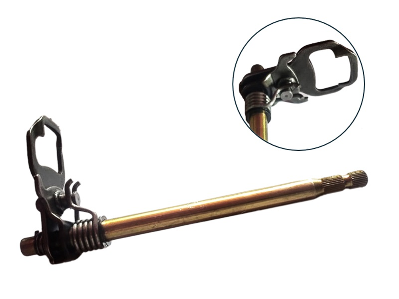 EJE DE CAMBIO SHENGLI 300CC (14X220MM)(D/UÑA 51MM)