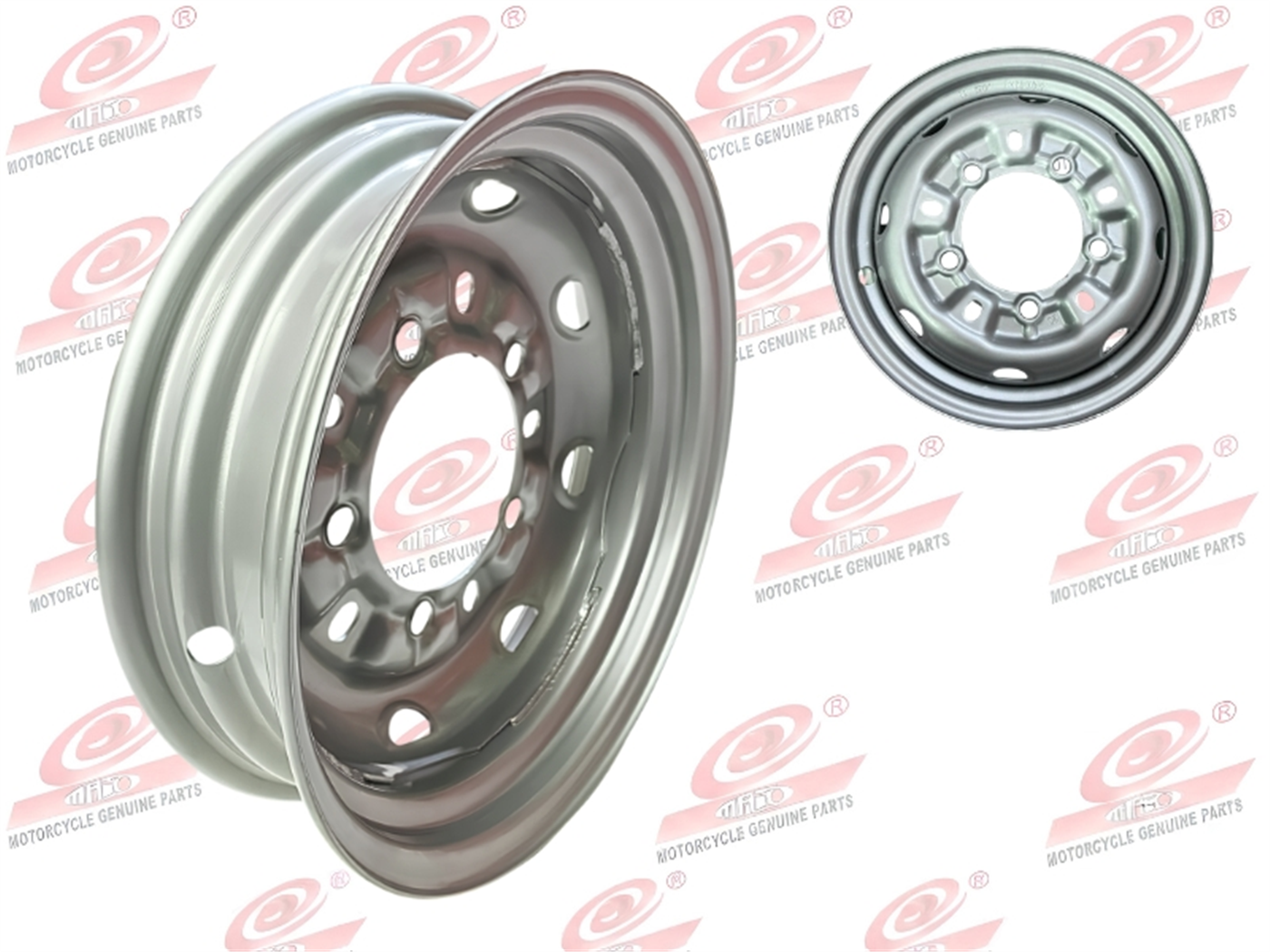 ARO 5.00*12 SOLO 3X12 PULG. 5 HUECOS PLATA