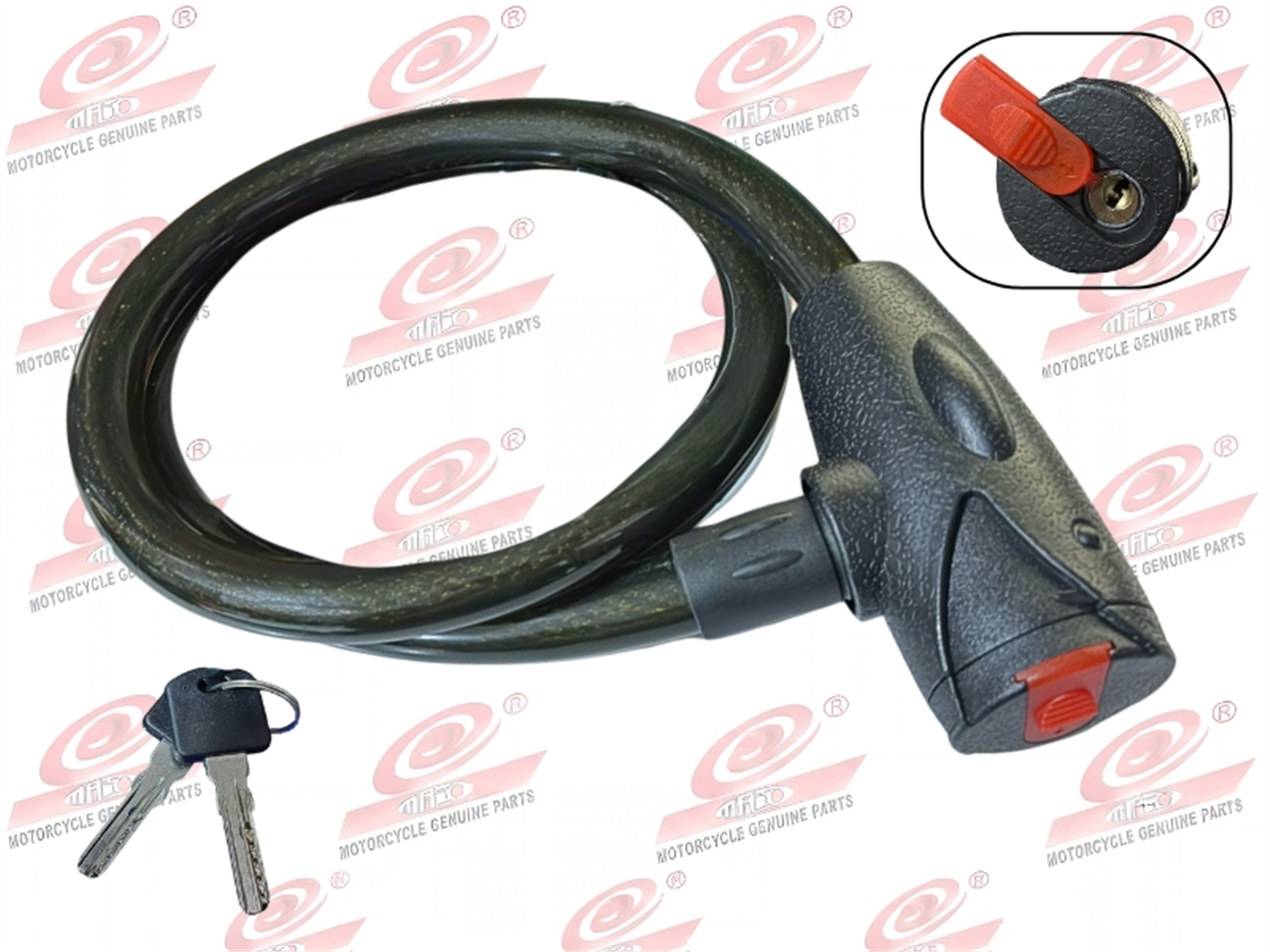 CABLE SEGURIDAD 18MM 1.2MTS
