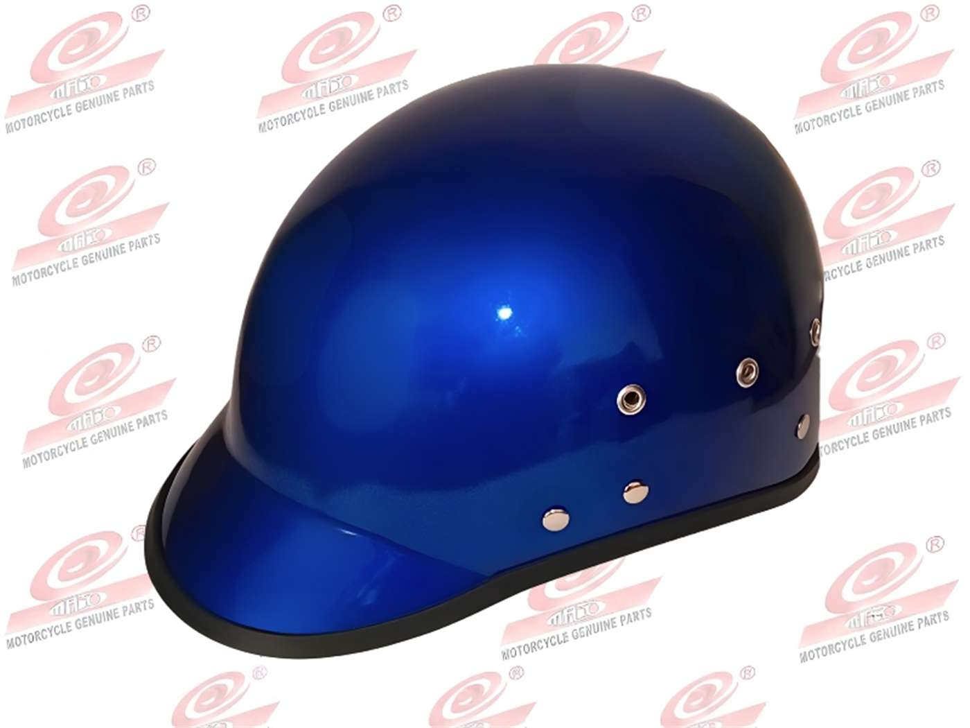 CASCO CHAVITO LISO AZUL BRILLANTE