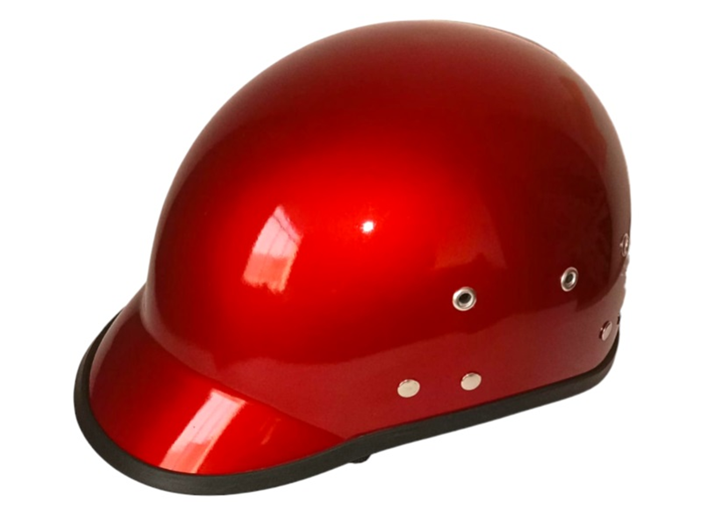 CASCO CHAVITO LISO ROJO BRILLANTE