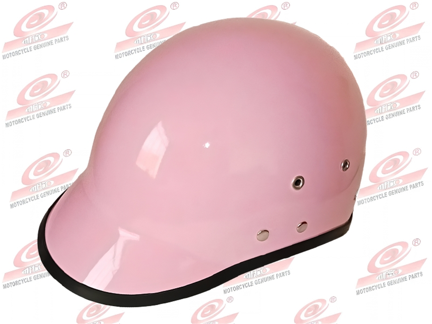 CASCO CHAVITO LISO ROSADO BEBE BRILLANTE