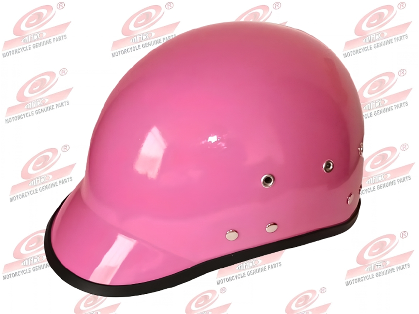 CASCO CHAVITO LISO ROSADO BRILLANTE