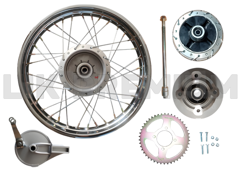 ARO 2.15*17 POST. (ZAPATA) (46T)(15MM) ARMADO PLATA