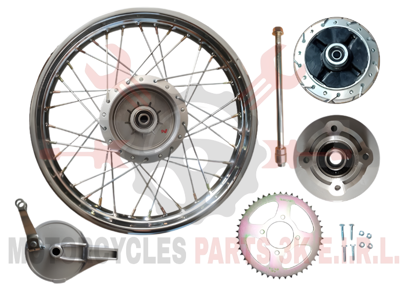 ARO 2.15*17 POST. (ZAPATA) (46T)(15MM) ARMADO PLATA