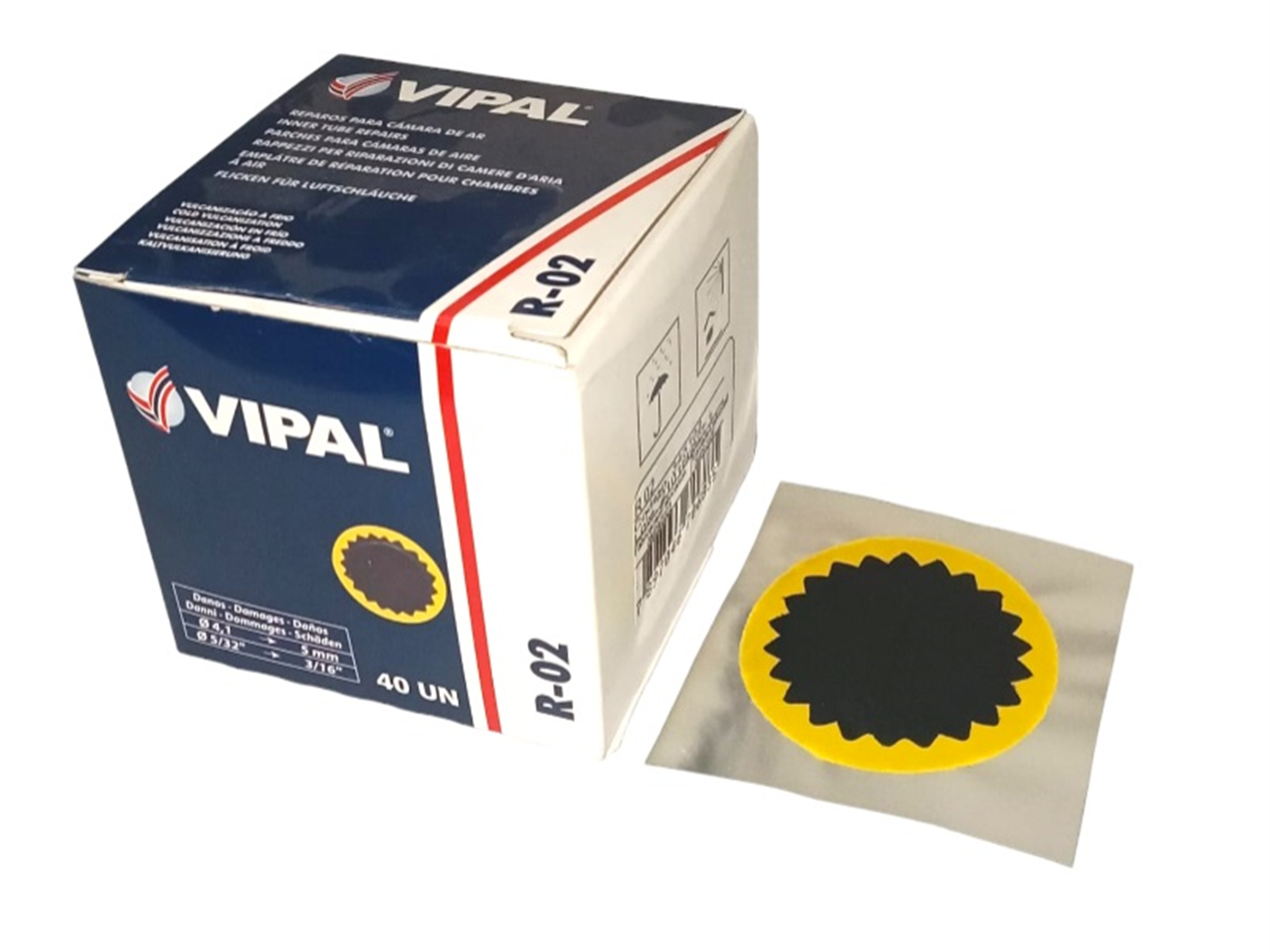 PARCHE 50MM VIPAL (R-02) (80 PCS)