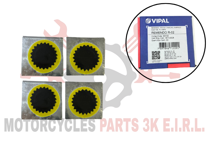 PARCHE 50MM VIPAL (R-02) (80 PCS)