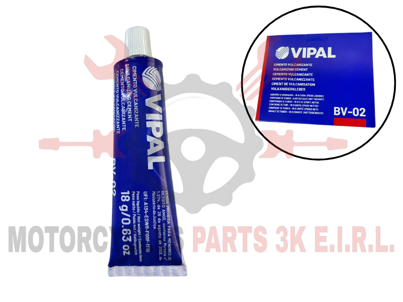LIQUIDO PARA PARCHAR LLANTA 18GR (12 PCS) (VIPAL)