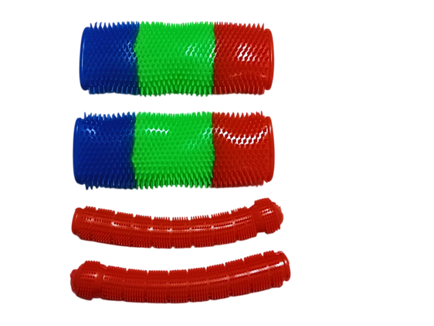 MANUBRIO JEBE C/PROTECTOR MANIJA ROJO/VERDE/AZUL