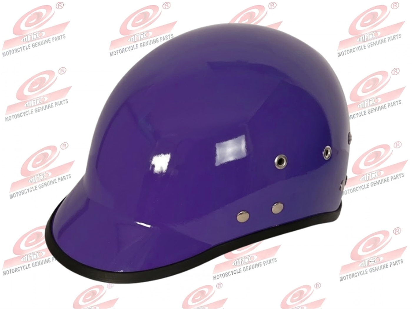 CASCO CHAVITO LISO MORADO BRILLANTE