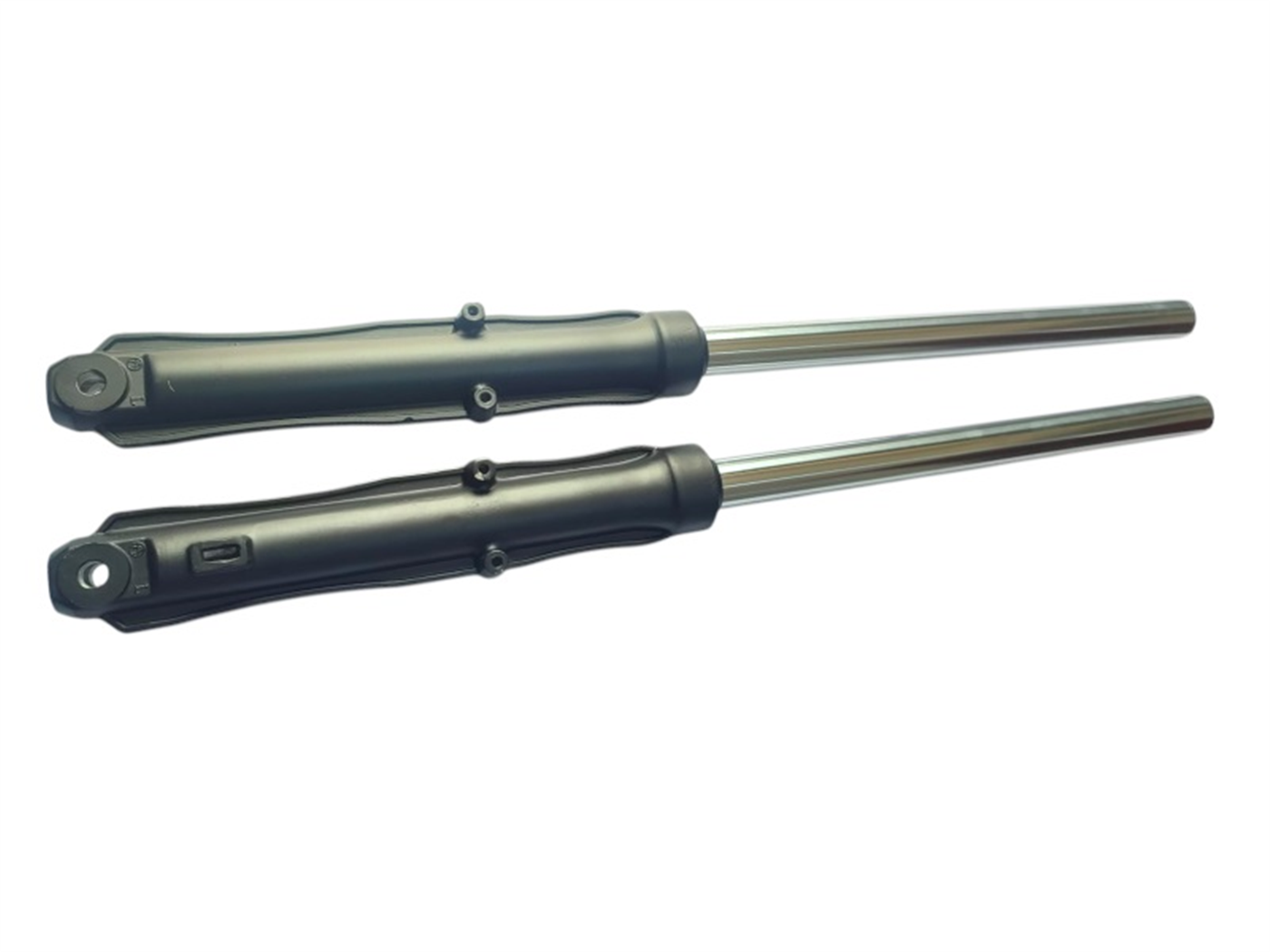 BARRA TELES. SOLA  C/ALETA F/ZAPATA NEGRO (31/12MM) L.74CM 