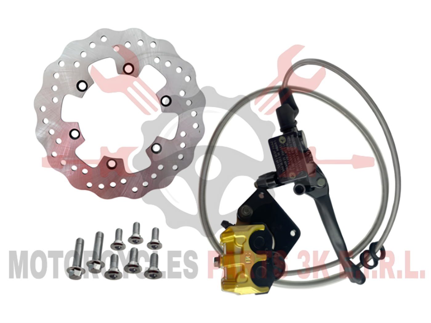 CALIPER DELANT. SIST. COMP. C/BOMBA Y DISCO 267MM 6H (P/BARRA INVERTIDA)