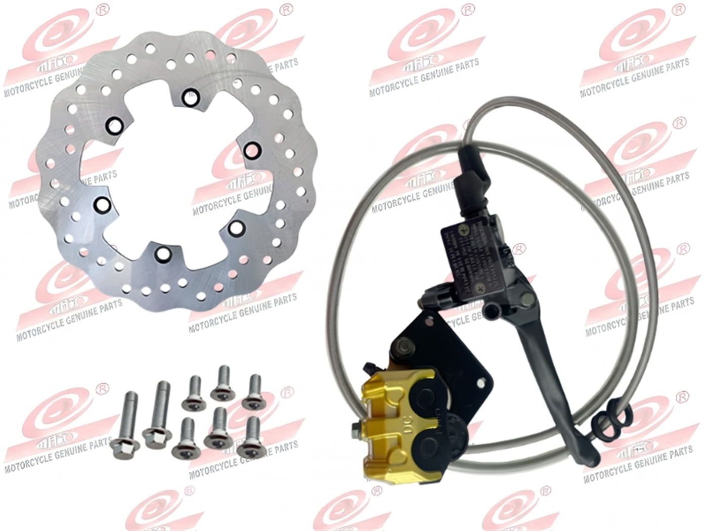 CALIPER DELANT. SIST. COMP. C/BOMBA Y DISCO 267MM 6H (P/BARRA INVERTIDA)