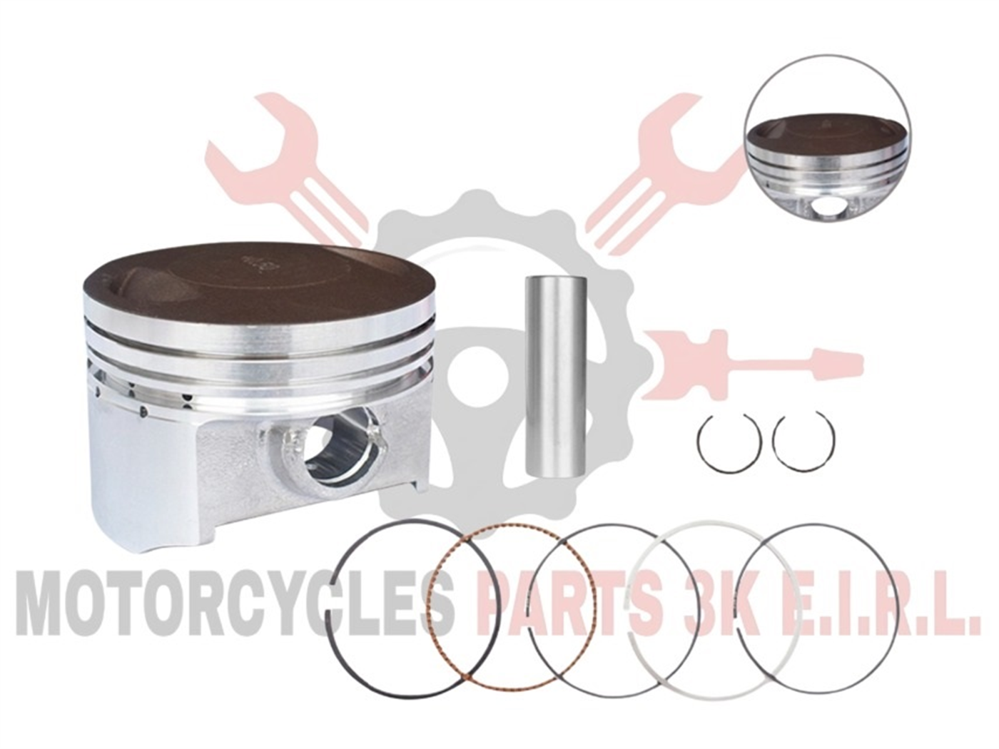 KIT DE PISTON 0.50 (67.5MM) PIN16MM