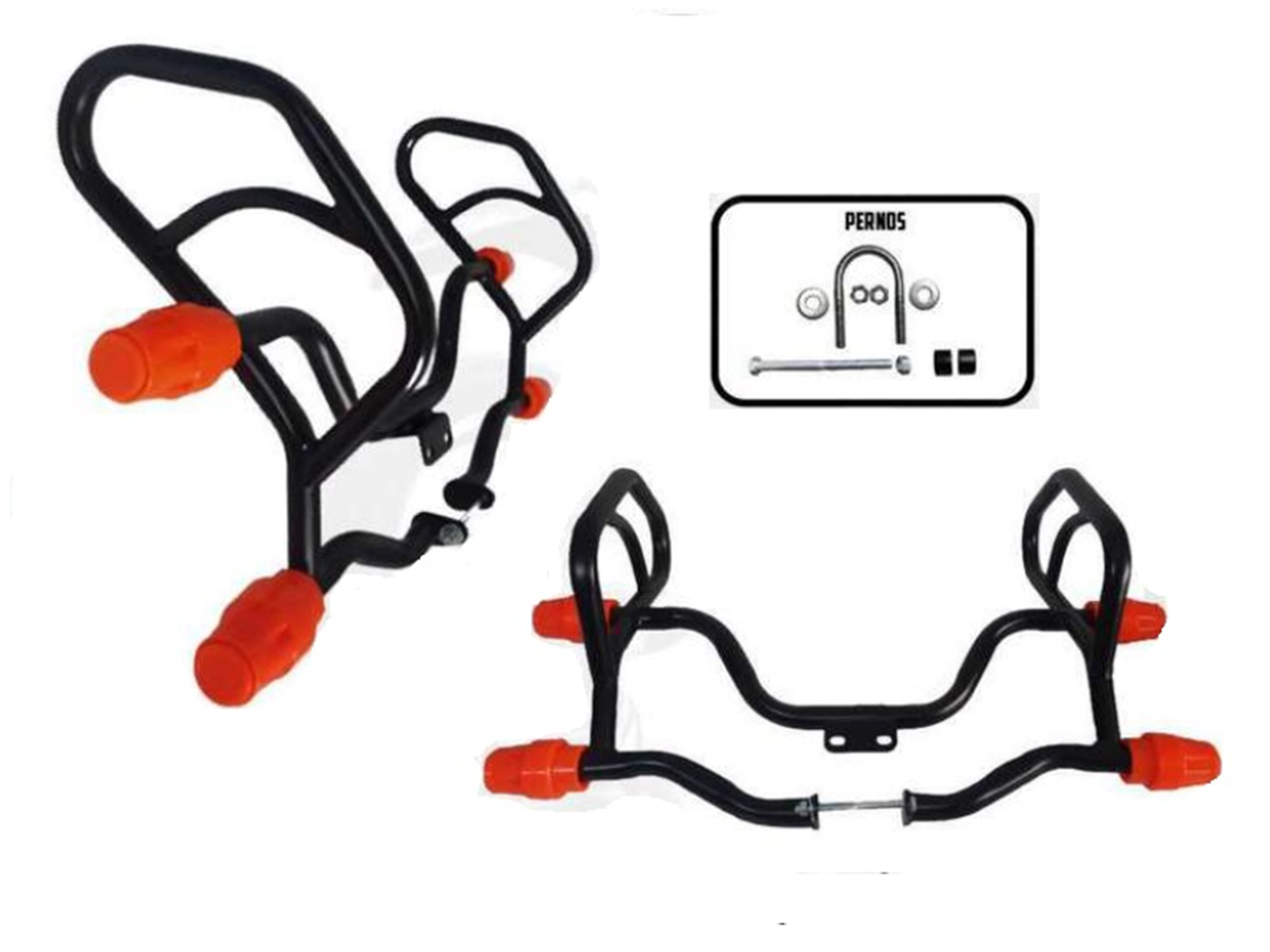 PROTECTOR PIERNA (SLYDER) TODO TERRENO DOBLE TOPE E/N TOPE ROJO (SUN-008)