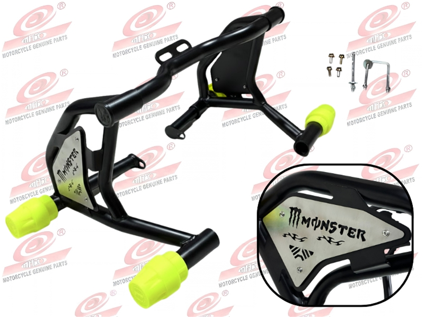 PROTECTOR PIERNA (SLYDER) NEGRO REGULABLE DOBLE TOPE T/AMARILLO  D/LUJO (SUN-010)