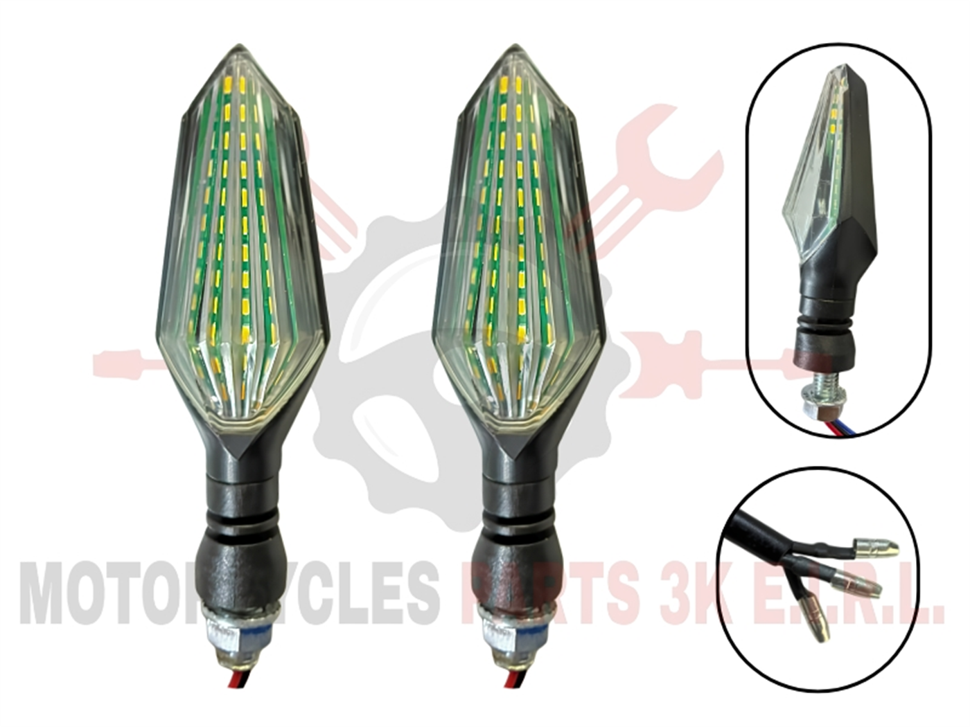 FARO DIR. LED ZXD-90(LUZ AMBAR PROGRESIVA Y AZUL FIJA)