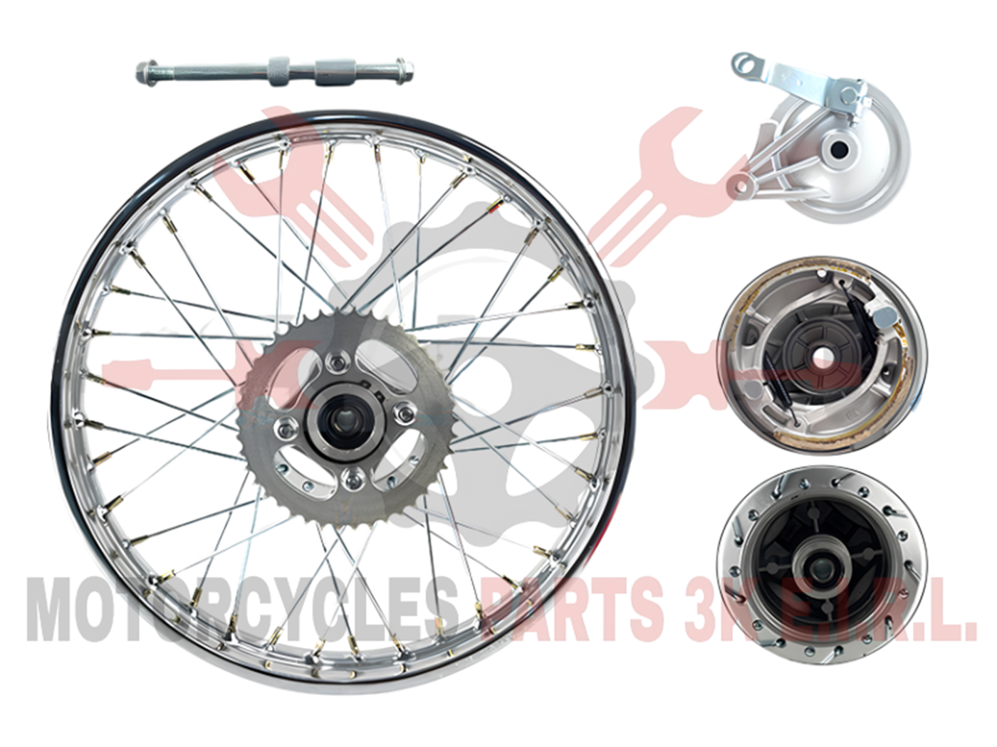 ARO POST. COMPLETO 1.60-18 RAYO F/ZAPATA 42T