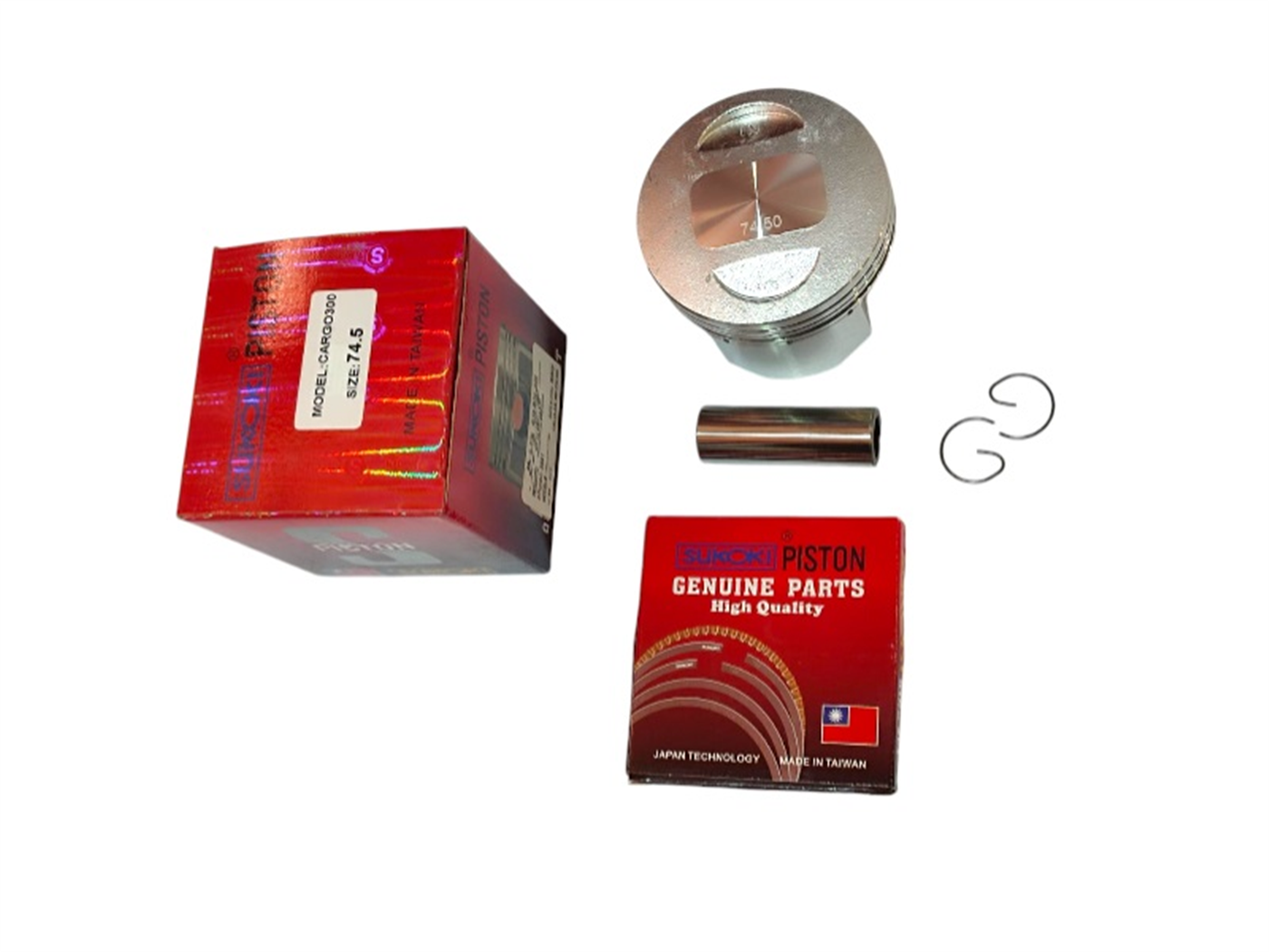 KIT DE PISTON 0.50 74MM/18MM PREMIUM