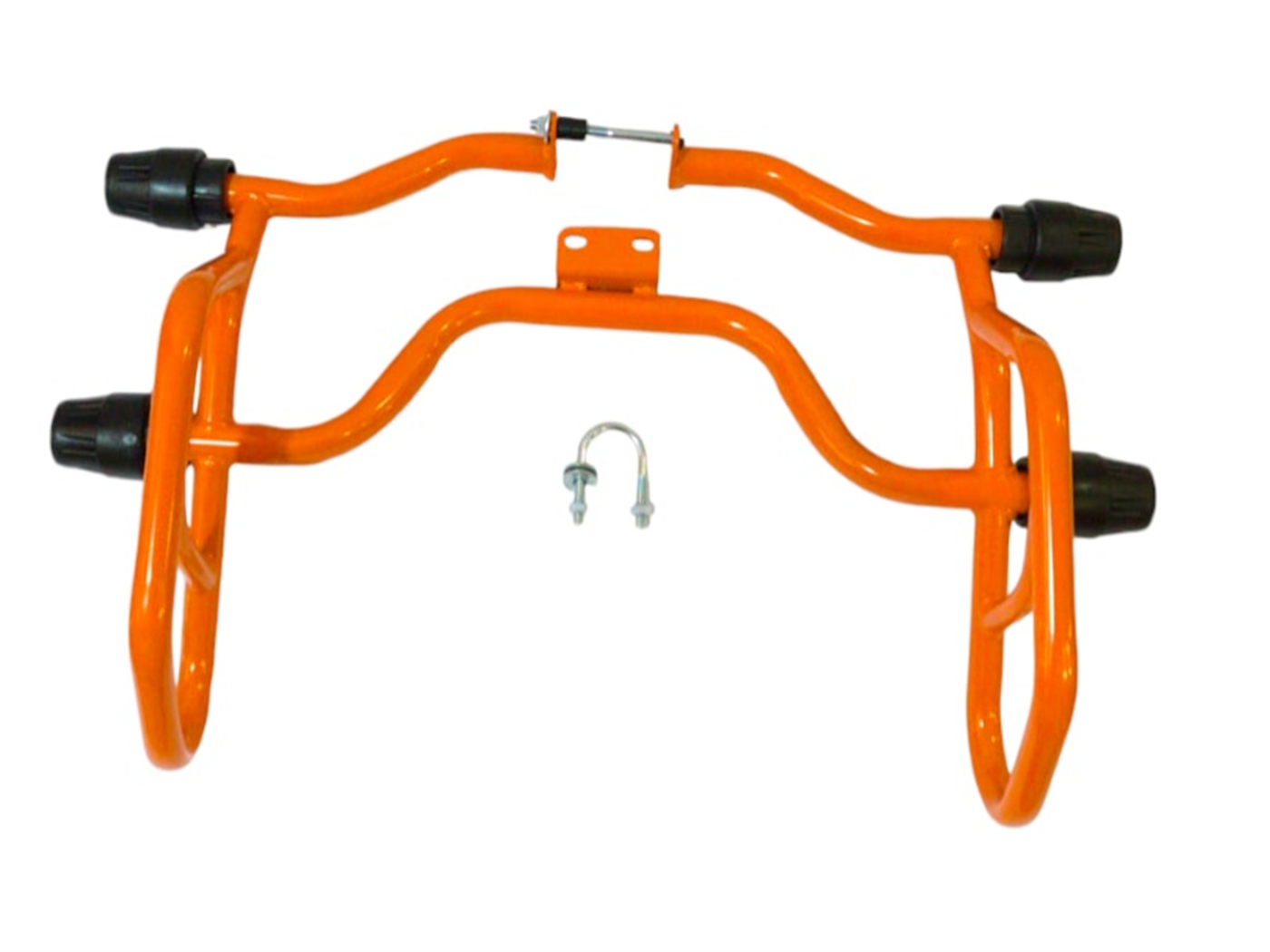 PROTECTOR PIERNA (SLYDER) TODO TERRENO DOBLE TOPE NARANJA (SUN-008)