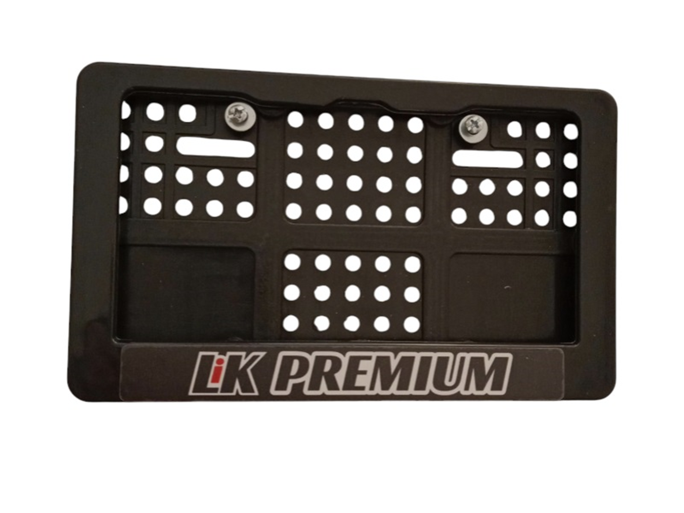 MARCO PLACA NEGRO C/BASE CON ESTIKERS (LIK)