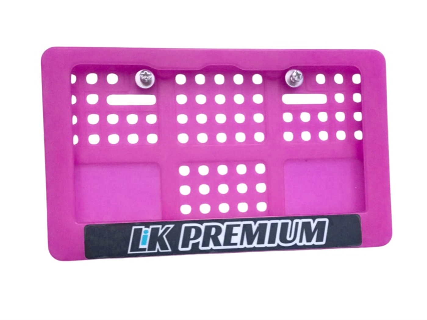 MARCO PLACA FUCSIA C/BASE CON ESTIKERS (LIK)