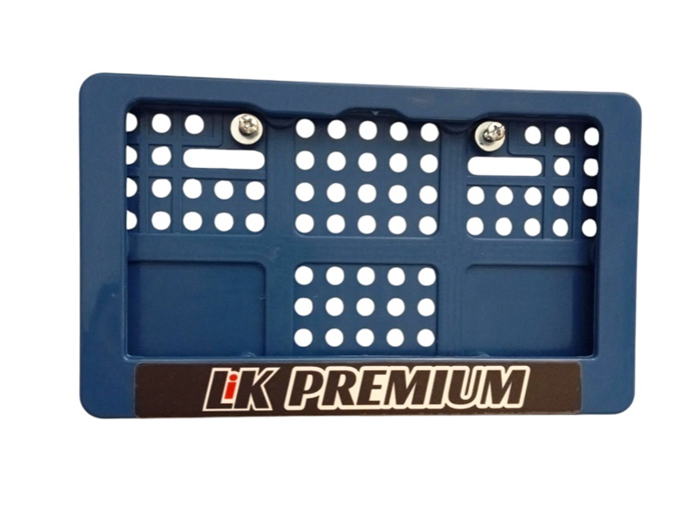 MARCO PLACA AZUL C/BASE CON ESTIKERS (LIK)