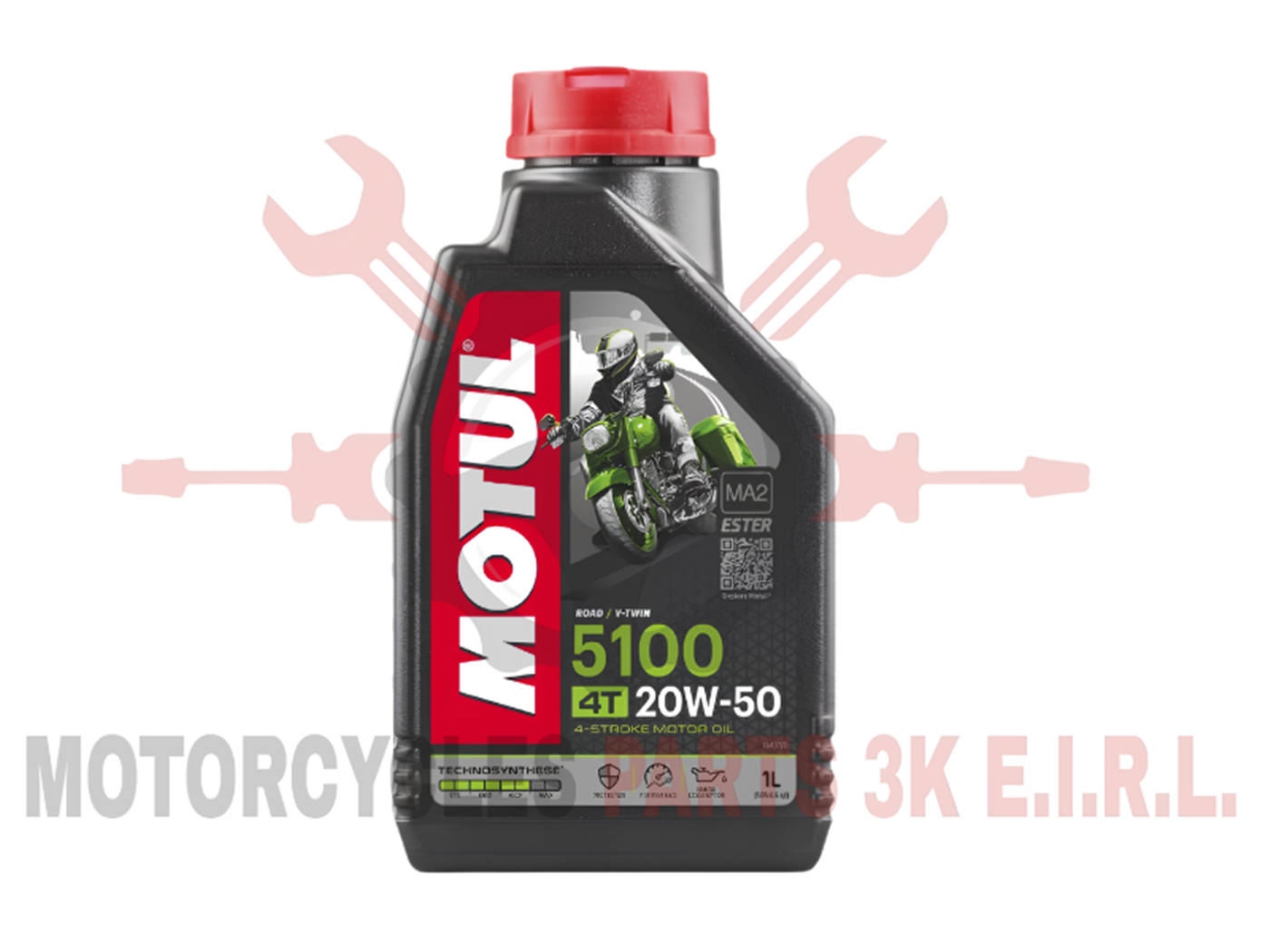 ACEITE 20W/50 5100 4T 1L (X12 UNIDADES) MOTUL