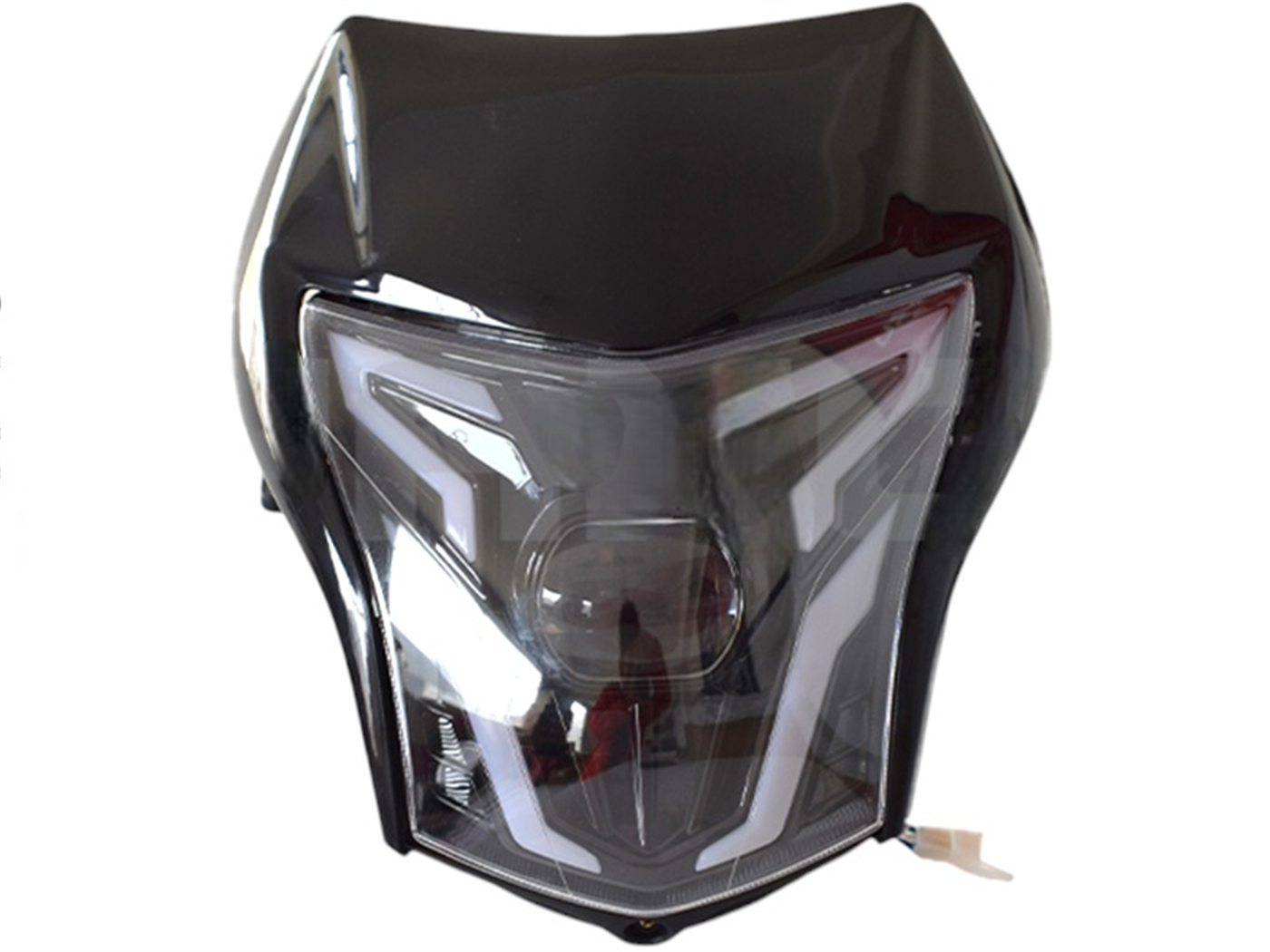 MASCARA C/FARO DELANT. LED NEGRO