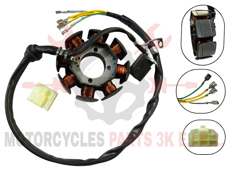 ALTERNADOR C/A 8B 3P PREMIUM