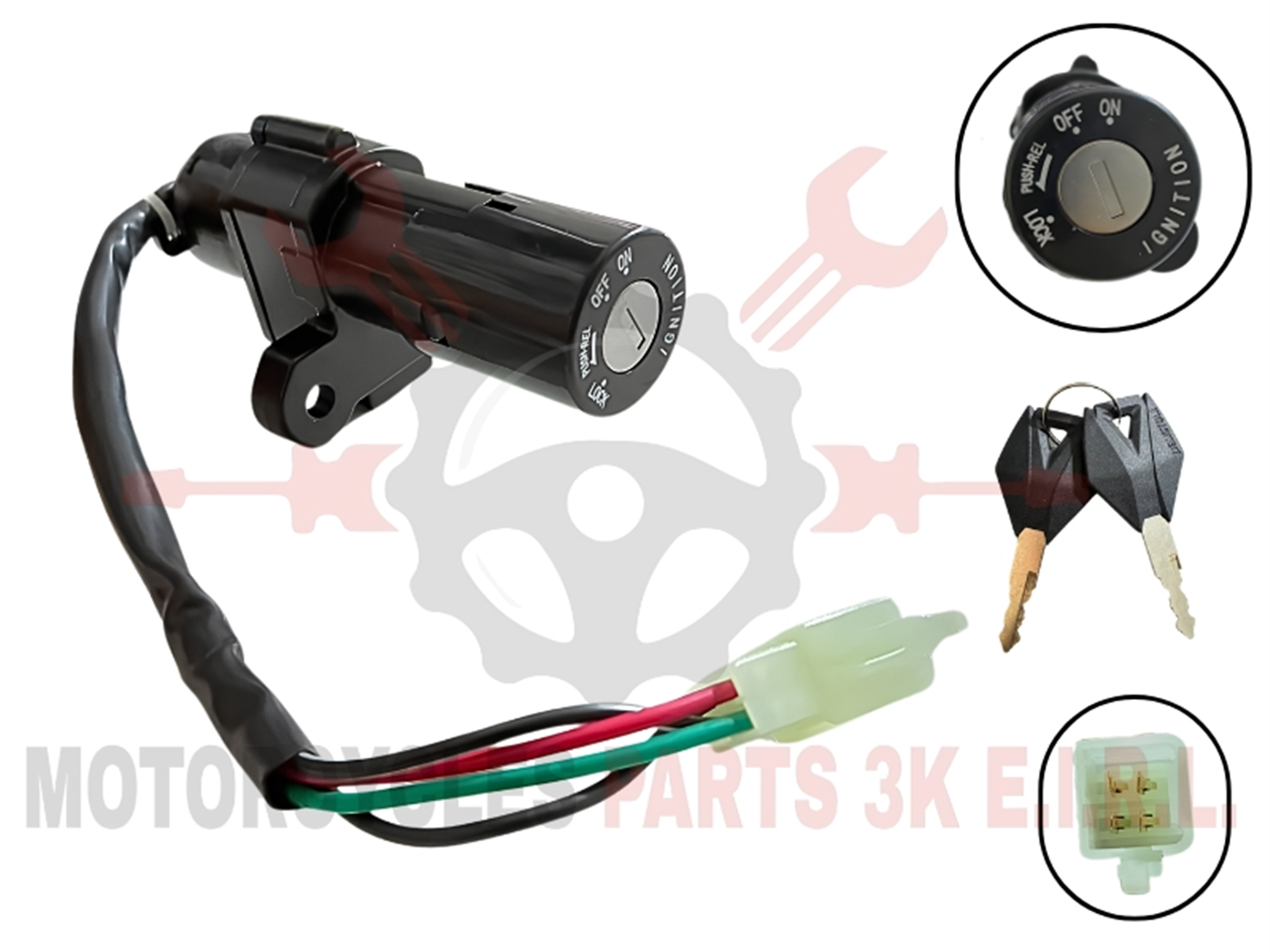 CHAPA CONTACTO (4 CABLES)