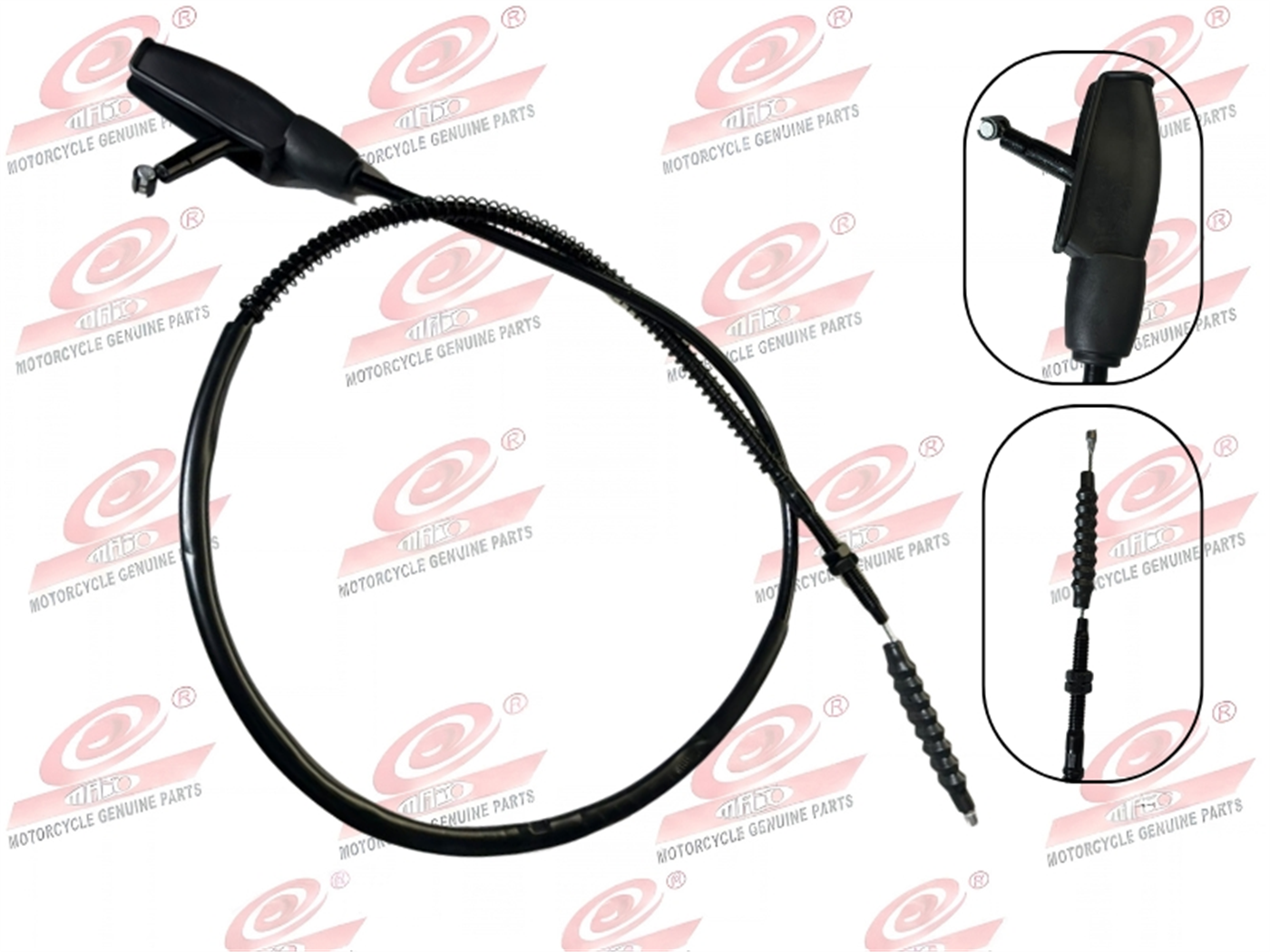 CABLE EMBRAGUE C/FUNDA 106CM,PUNTA10CM