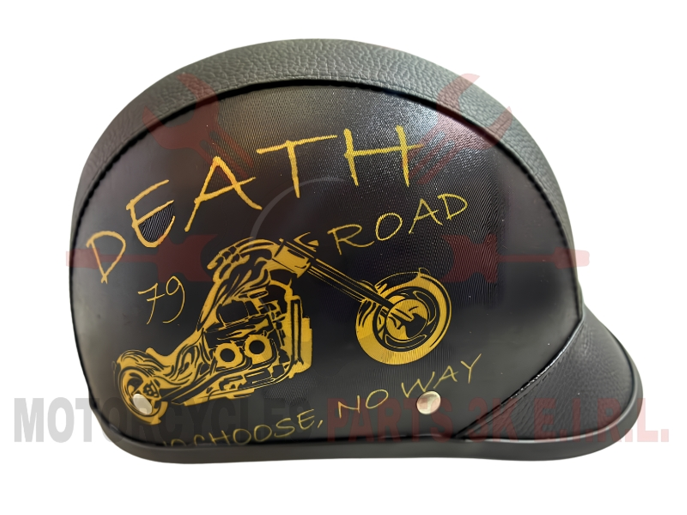 CASCO CHAVITO FORRADO DEATH 79 MOTO