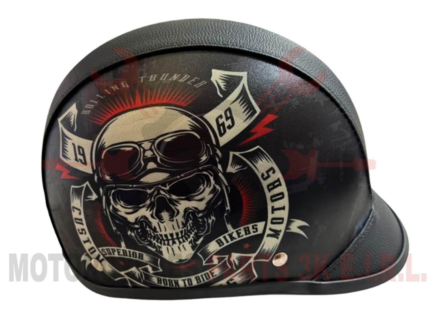 CASCO CHAVITO FORRADO CALAVERA 1969