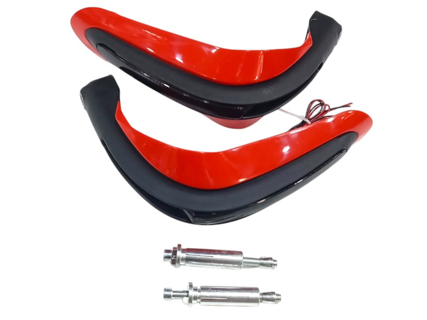 MANOPLA LED ROJO TRANSLÚCIDO