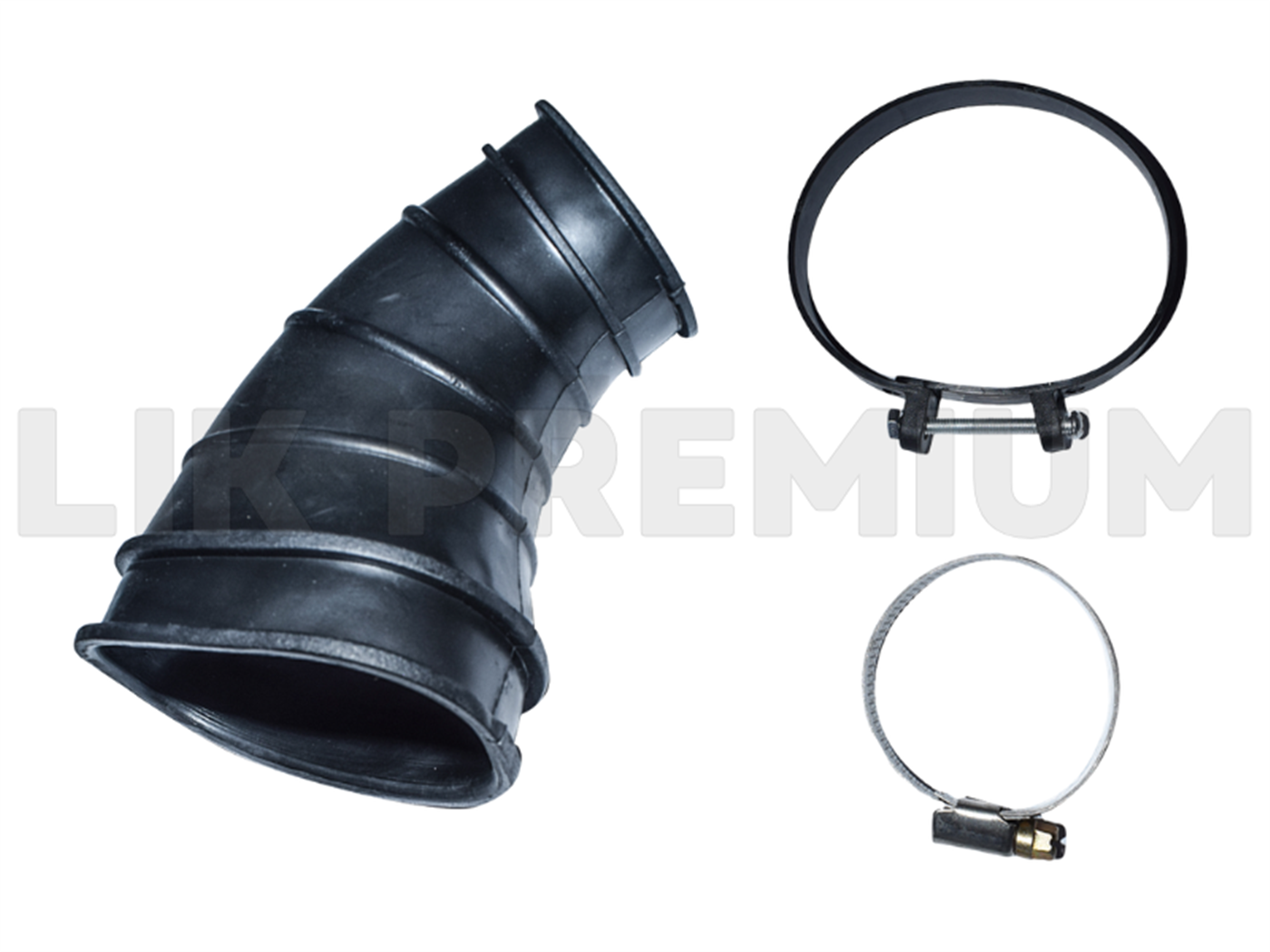 JEBE BUCHE FILTRO AIRE CURVO CON ABRAZADERA 