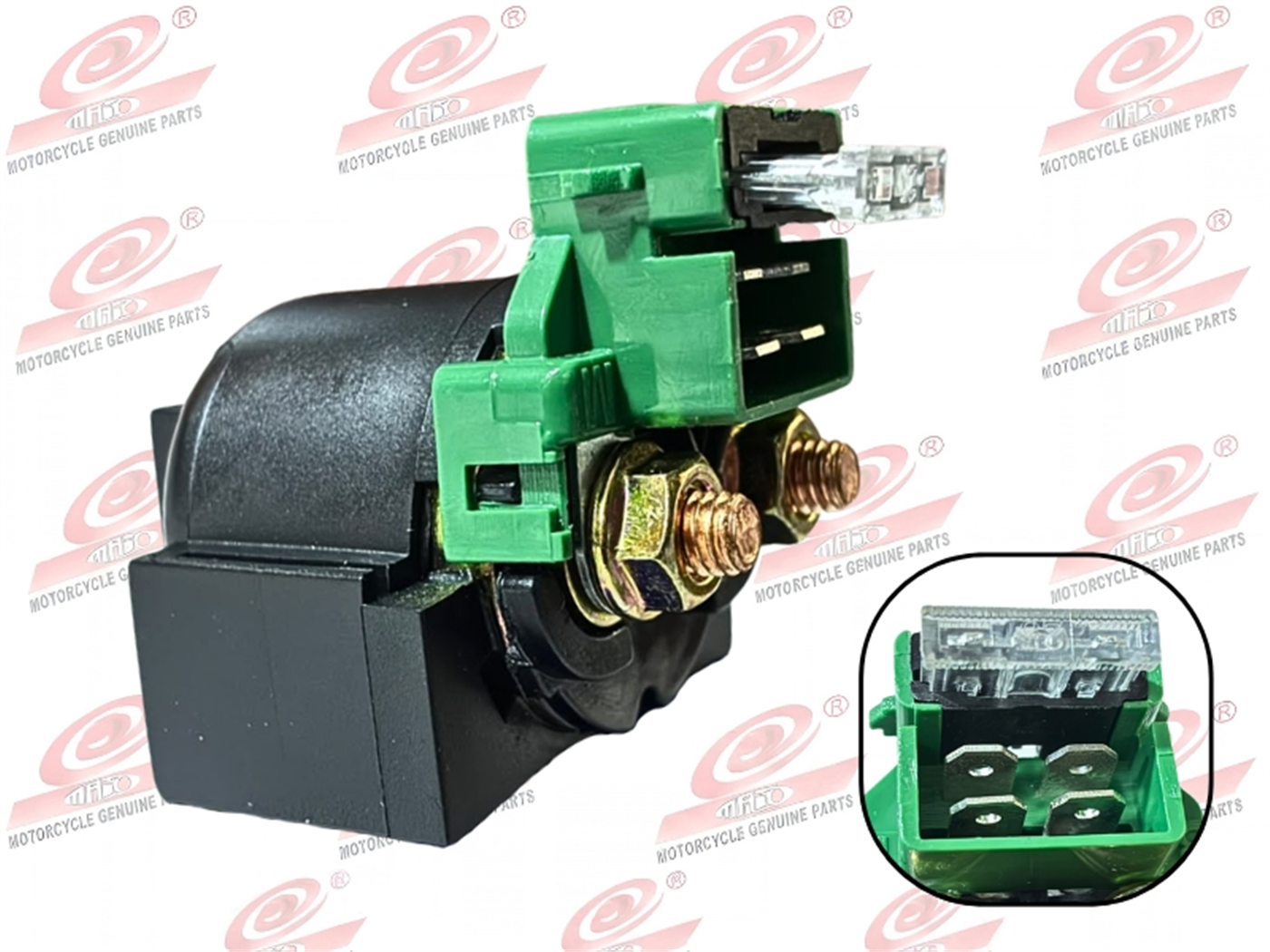 CHANCHITO ARRANCADOR (RELAY) 4S CUADRADO C/FUSIBLE 30 A