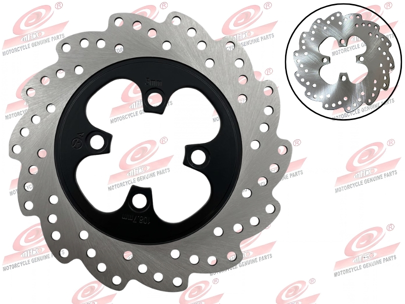 DISCO FRENO POST.METAL (TIPO FLOR) ORIGINAL