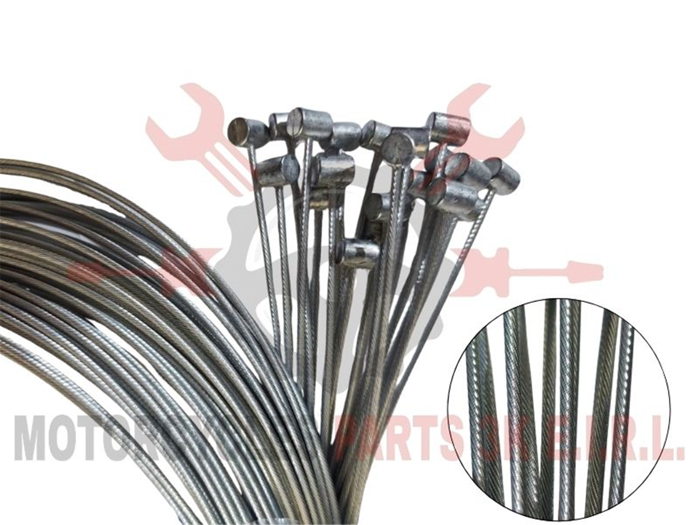 CABLE EMBRAGUE 2MMX1.8MTS (LISO) CABEZA PLASTICO