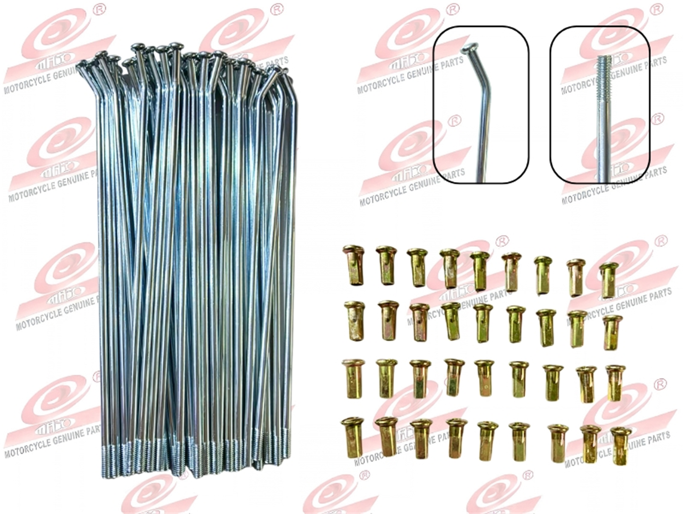 RAYO POSTERIOR MEDIANO 8G X 185MM (36 PZAS) PREMIUM