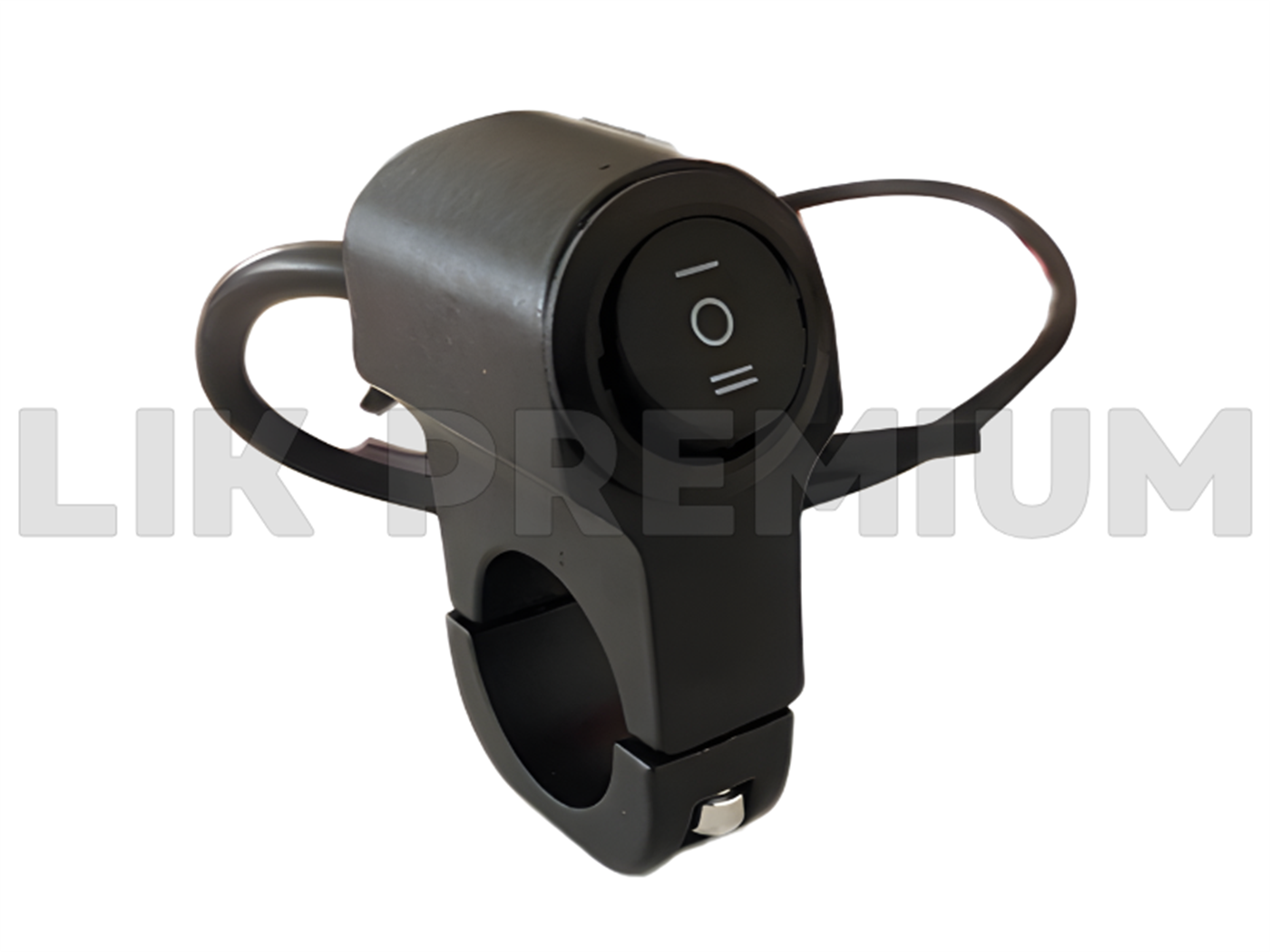 SWITCH C/BASE P/TIMON(3 CABLES)NEGRO