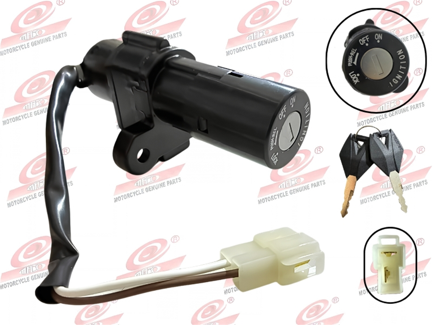 CHAPA CONTACTO PULSAR (DOS CABLES)