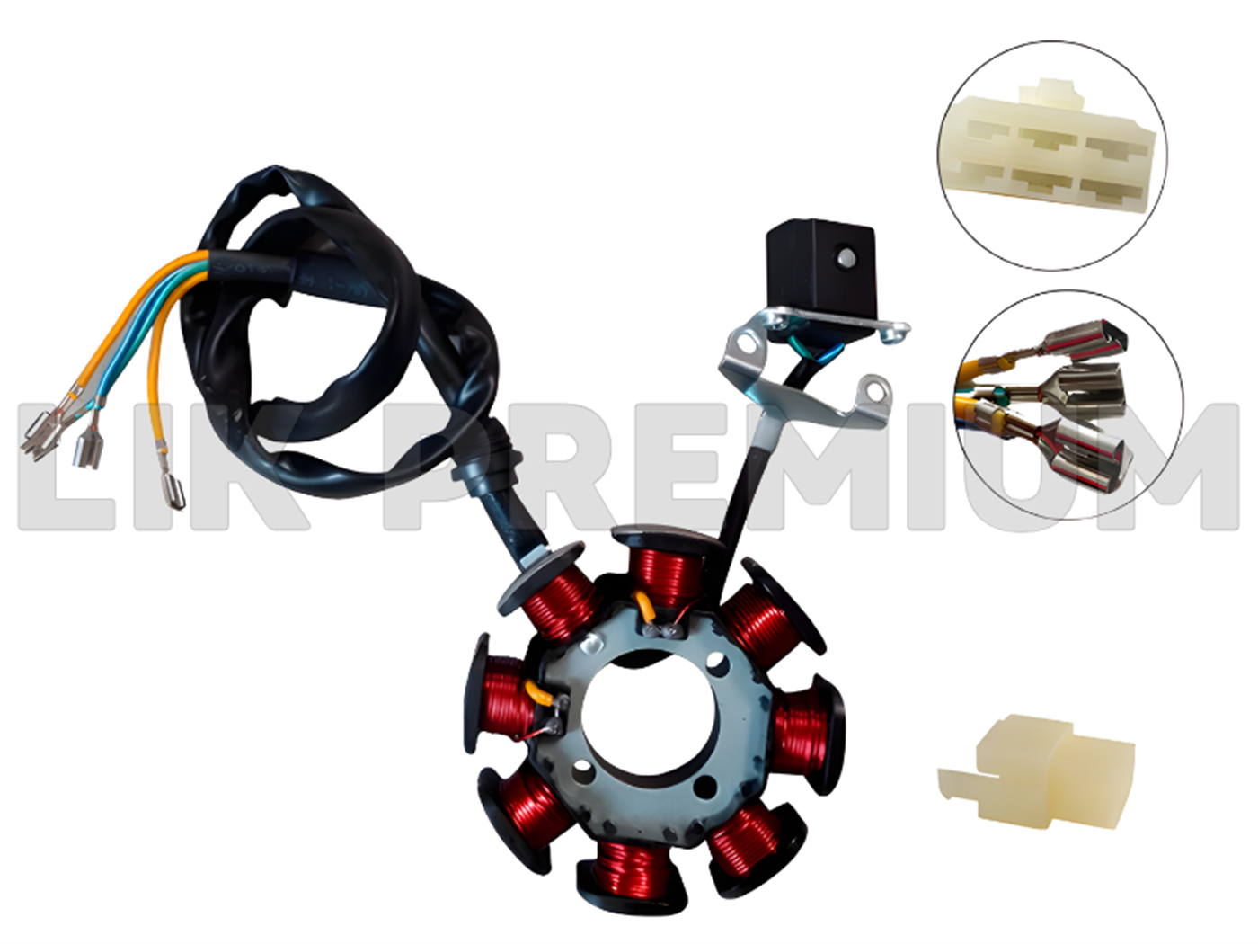 ALTERNADOR (S/BOBINA DE ENCENDIDO)(8P,3H,32MM,88.5MM,30MM/31.5MM,MONOFASICO)